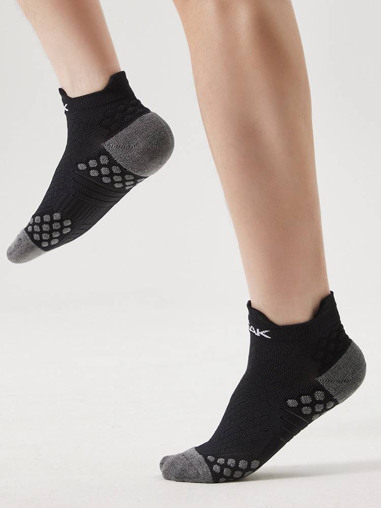 Peak professional running socks, low -top socks, low -skid comprehensive training fitness socks sports casual ventilation men's socks