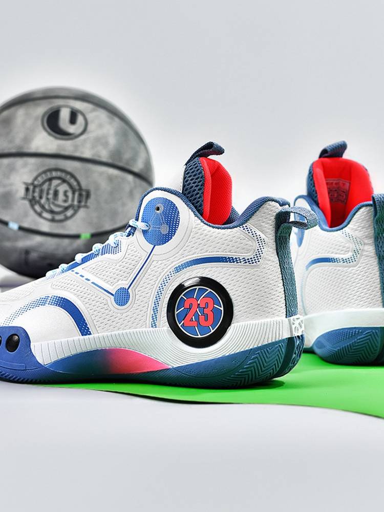 Jordan adapt to autumn men's and women's same basketball sneakers cement land combat friction with sound lightweight and breathable student luck