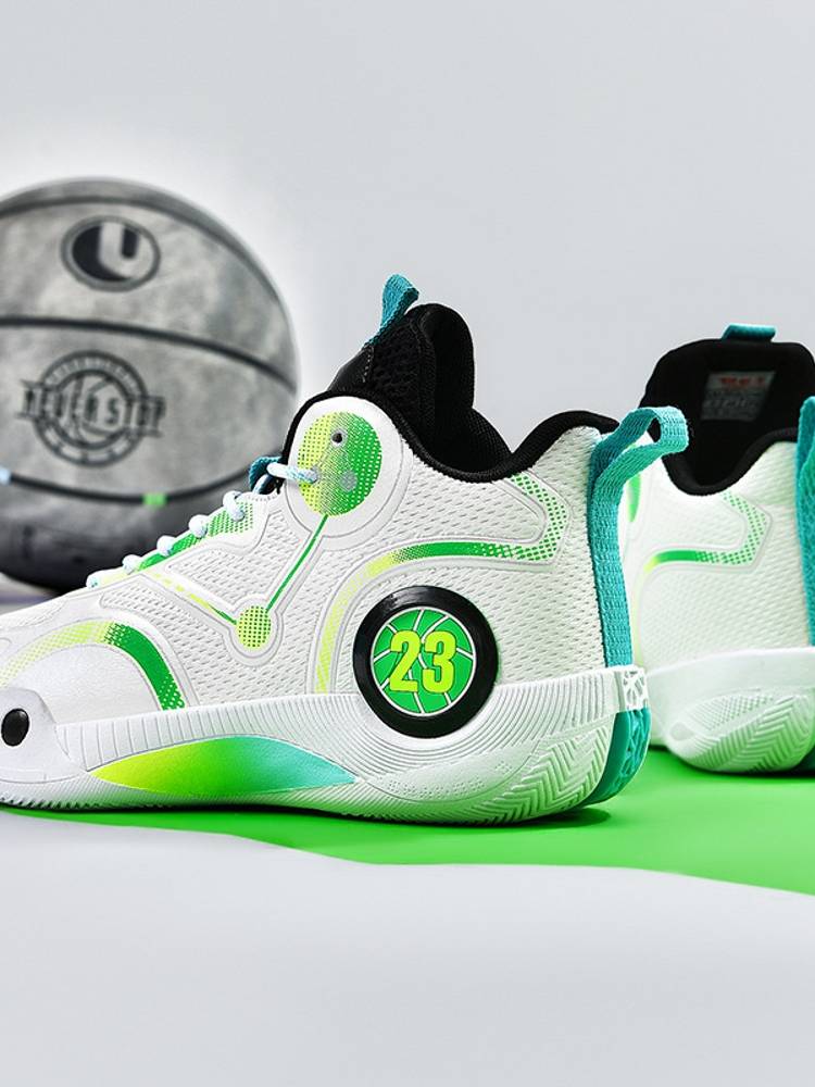 Jordan adapt to autumn men's and women's same basketball sneakers cement land combat friction with sound lightweight and breathable student luck