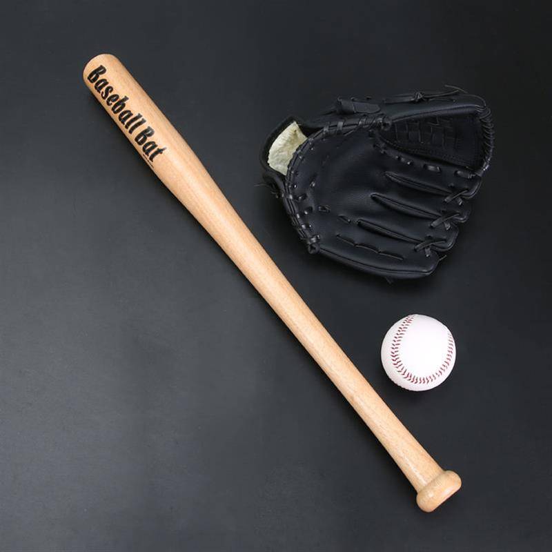 Adult suite oak stick with black gloves