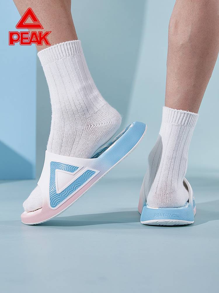 Peak polar slippers Men's summer men's sports recovery outside basketball non -slip cool dragging women's outdoor beach shoes