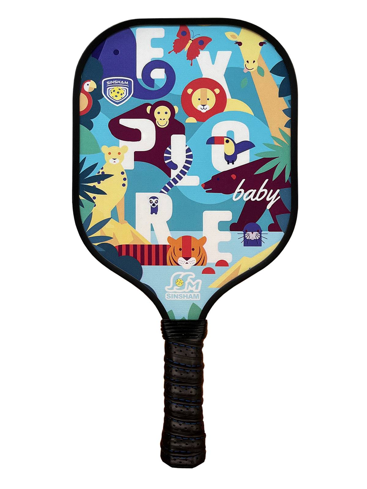 Children's glass fiber Piece racket European and American clearance Pickleball