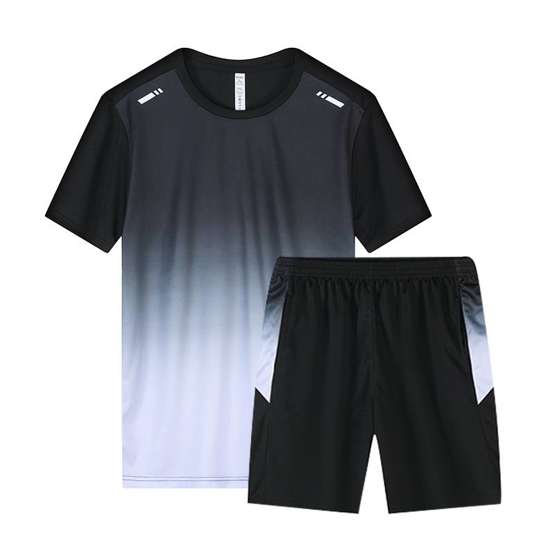 Peak sportswear set short -sleeved summer fast dry breathable T -shirt morning running basketball training shorts gym clothes