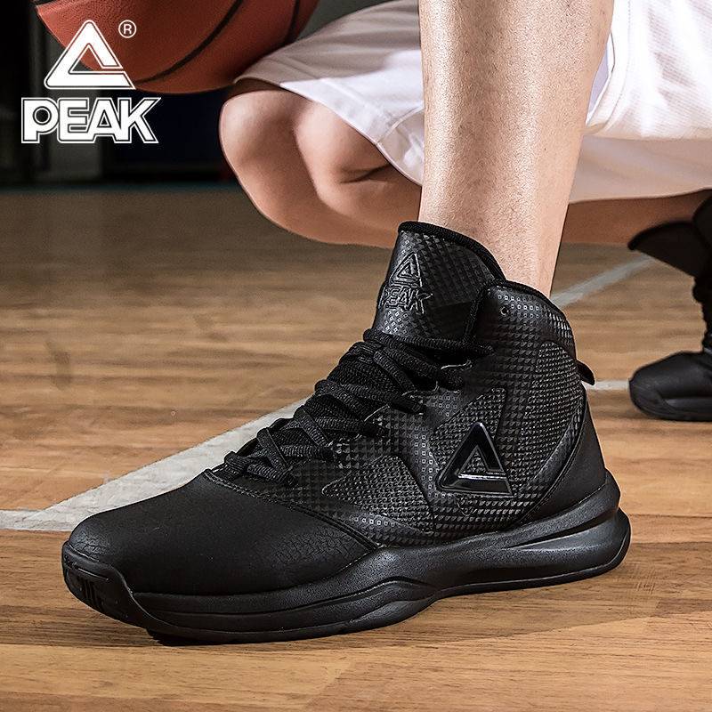 Peak Basketball Shoes Men's Shoes Men's Summer Revolution high -top wear -resistant actual combat genuine outsider student sports shoes