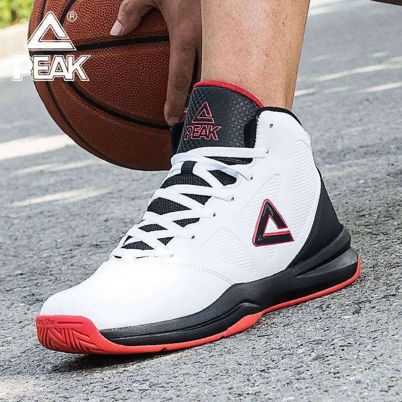 Peak Basketball Shoes Men's Shoes Men's Summer Revolution high -top wear -resistant actual combat genuine outsider student sports shoes