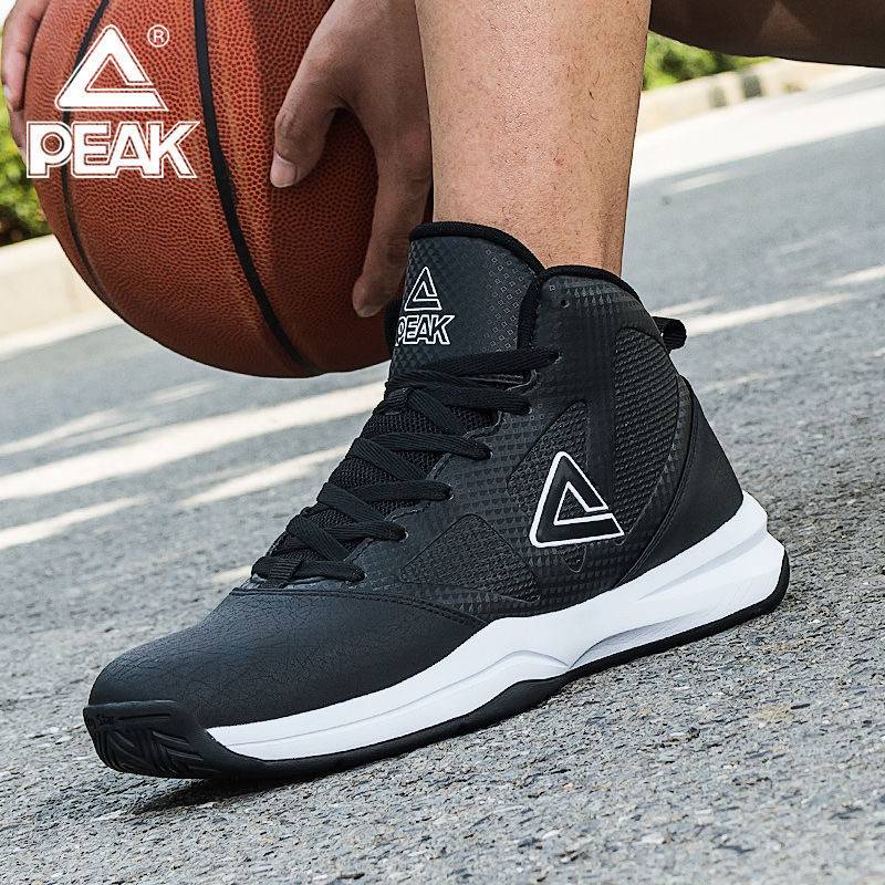 Peak Basketball Shoes Men's Shoes Men's Summer Revolution high -top wear -resistant actual combat genuine outsider student sports shoes
