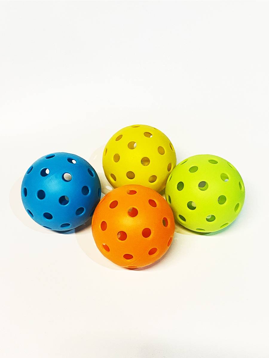 Night -bell ball pickleball indoor and outdoor ball 40 holes, 26 grams, 74mm solar energy storage set