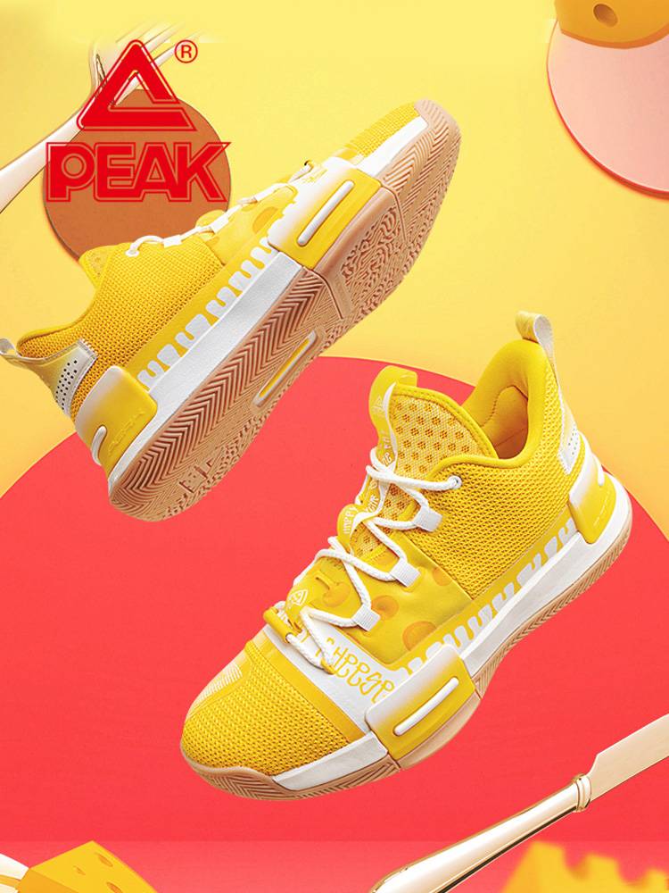 Peak Status Flash Basketball Sneakers Men and Female Cheese with erotic couple trendy fashion wear -resistant venue boots men's shoes