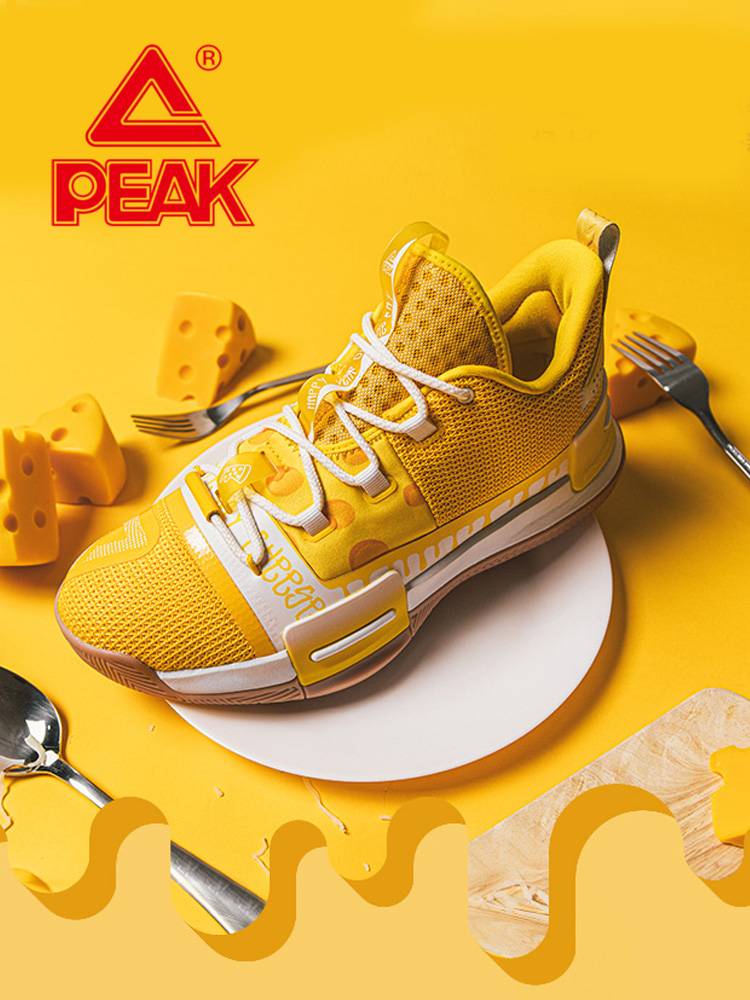 Peak Status Flash Basketball Sneakers Men and Female Cheese with erotic couple trendy fashion wear -resistant venue boots men's shoes