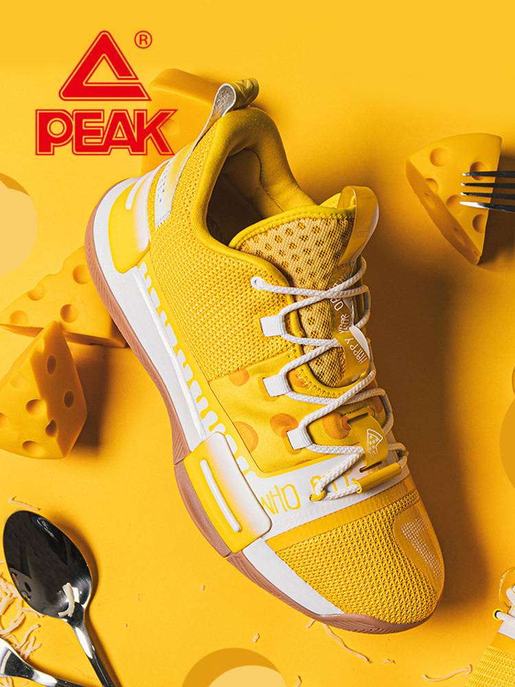 Peak Status Flash Basketball Sneakers Men and Female Cheese with erotic couple trendy fashion wear -resistant venue boots men's shoes