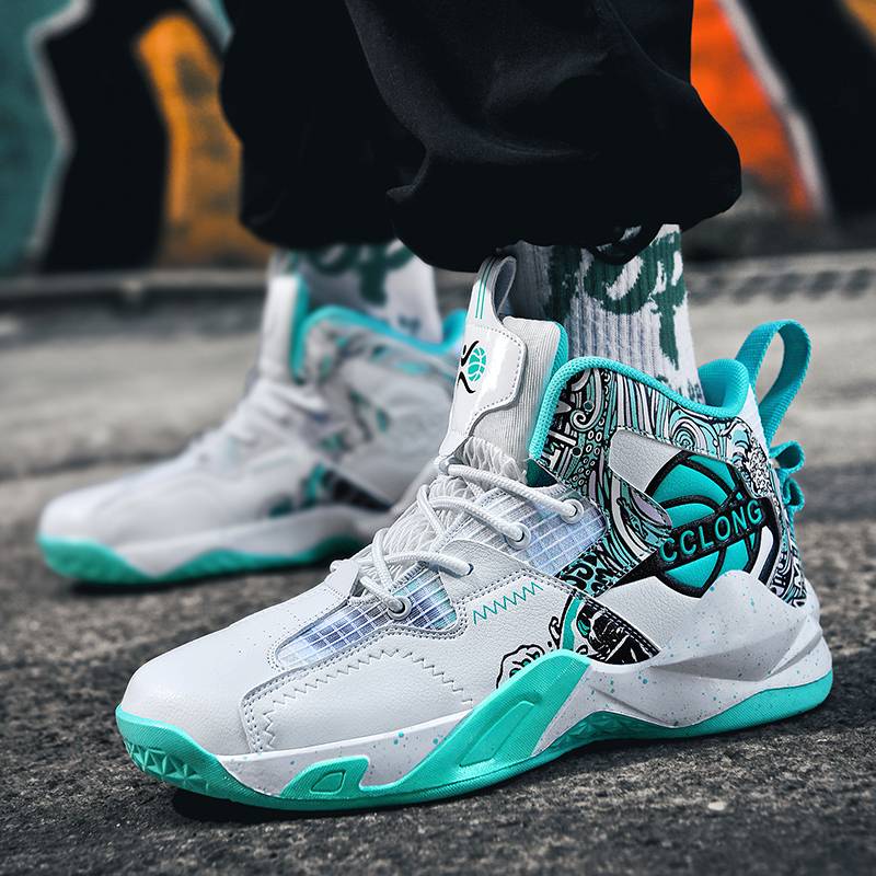 The official brand Nike official high -top basketball men's shoes, autumn and winter, youth actual combat special shoes men's model non -slip