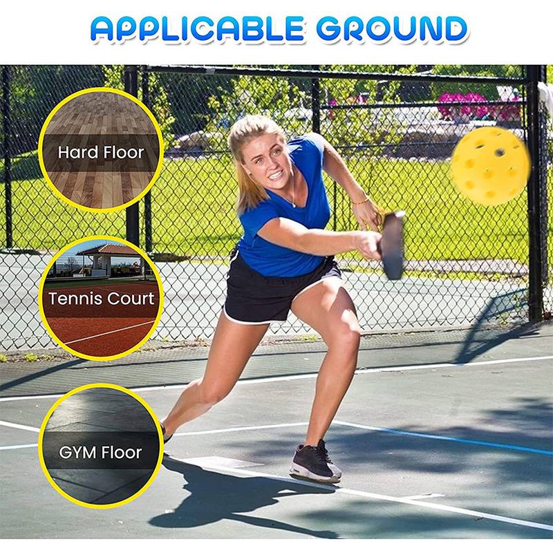 Picker 40 -hole outdoor hole ball Pickleball board shooting ball PE plastic ball 25g floorball 6 installation