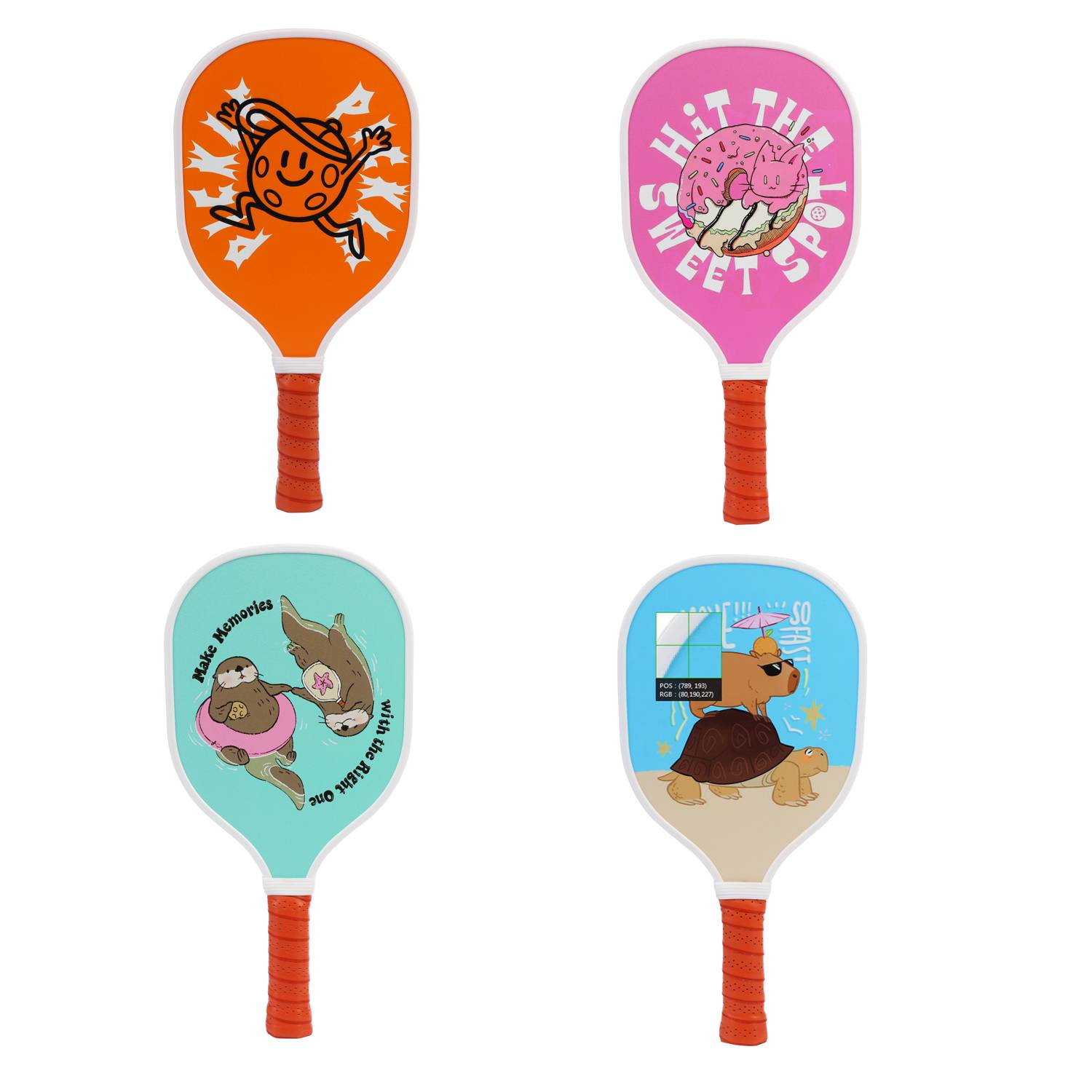 Peak racket board Pickleball, Popular Pocket Ball Professional 9 -layer wooden head ball racket outdoor training board