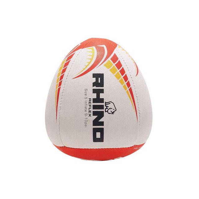 Red and white rebound ball-micro flaw model