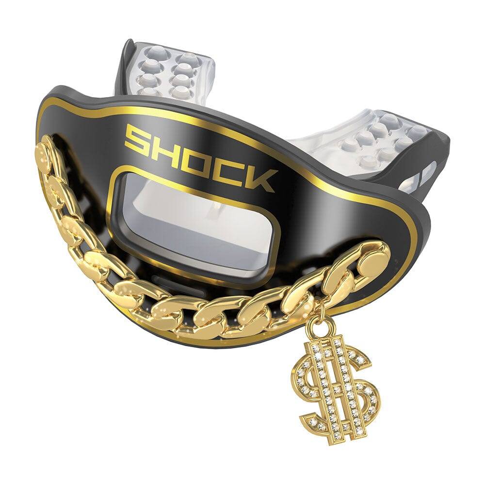 【New】 3D black gold diamond chain $