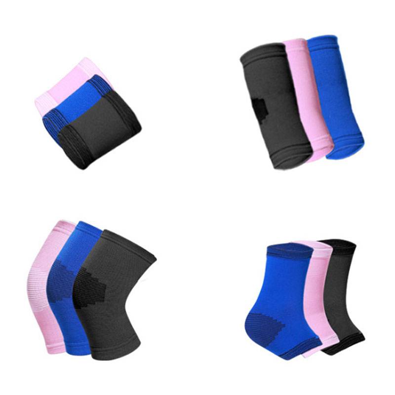 Children's exercise knee -resistant elbow protection wrist and basketball football lacquer knee set equipment thin air -breathable protective gear