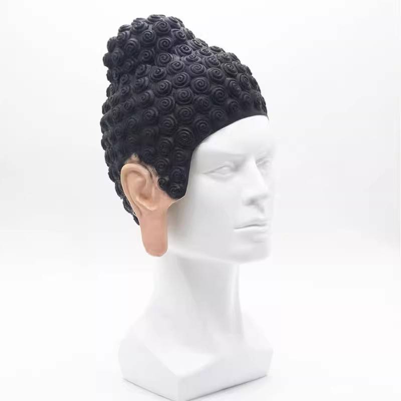Buddha head Silicone Swimming Hat Douyin The same model Ru Li California Bottom Journal West Journey Halloween Performance Rulai