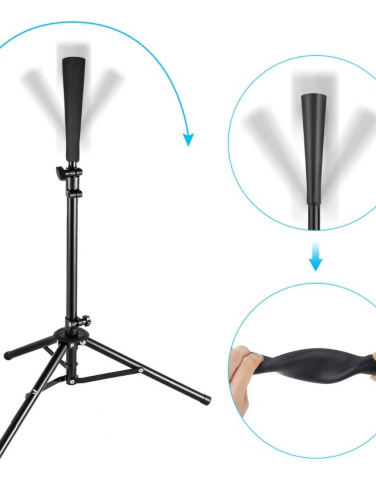Rubber topper horn horn pipe ball support baseball baseball strike Tee accessories