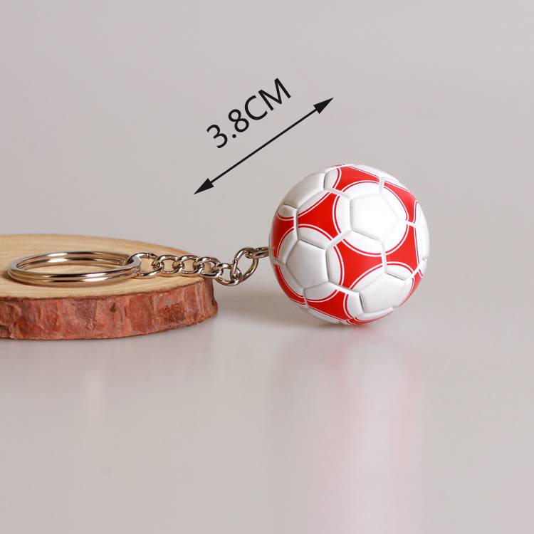 Football round red