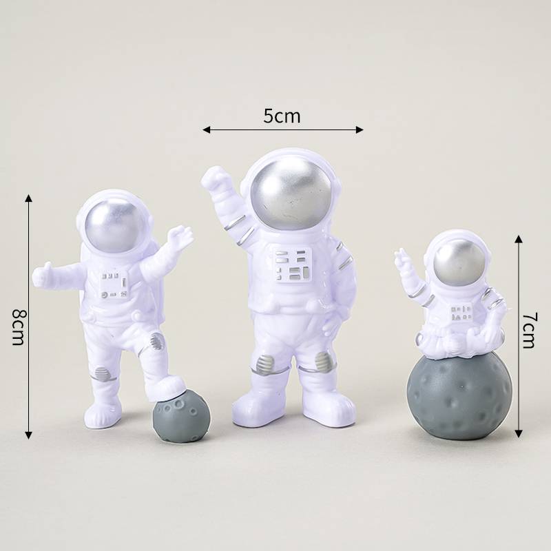 2 sets of silver gesture models
