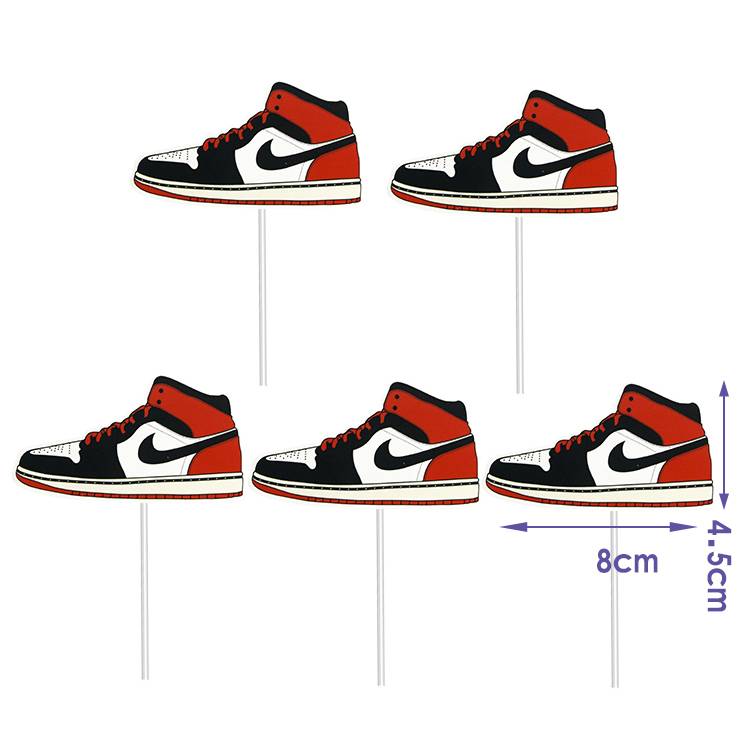 Basketball material bag-5 red black sneakers