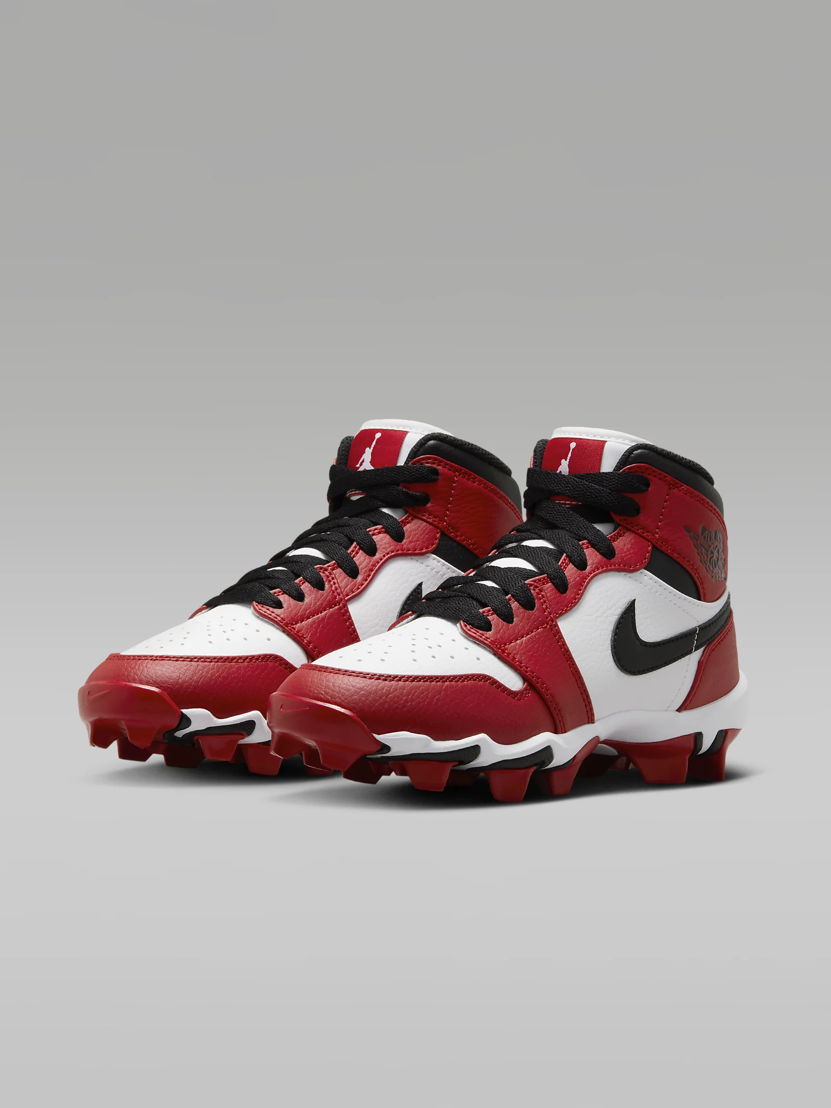 Jordan 1 MID YOUTH CLEAT American Waist Banner Rugby Shoes