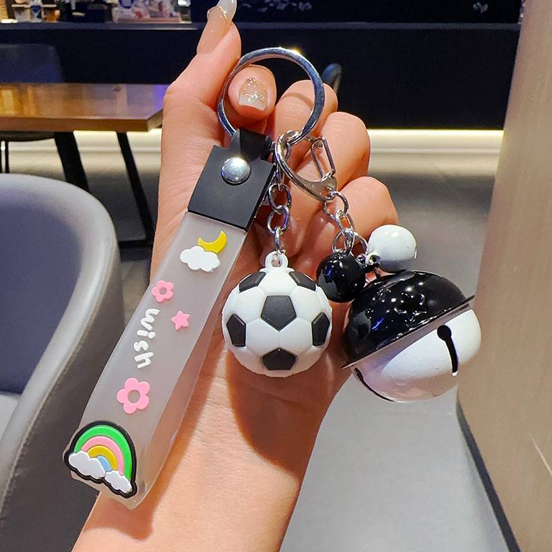 Soccer basketball car key buttons, sports souvenirs
