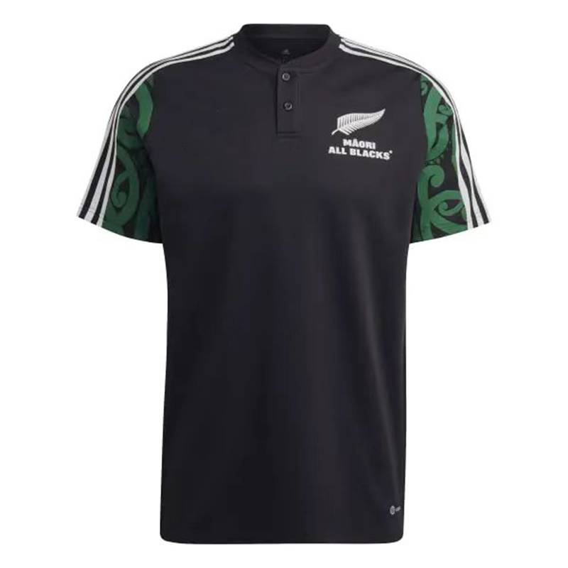 Maori home T -shirt training suit Short -sleeved New Zealand vest olive jersey Maori Rugby Jersey