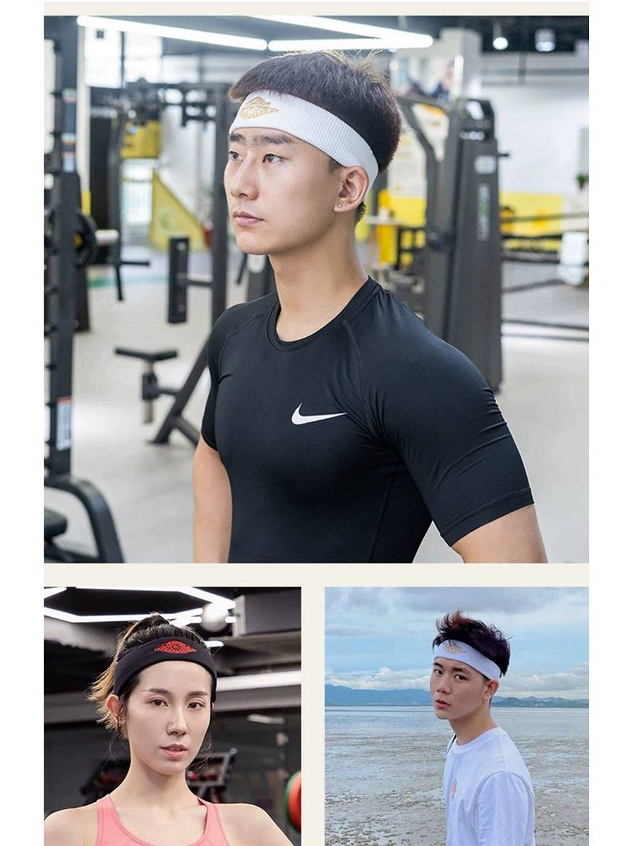 Nike Nike hair with AJ men's and women's headscarf basketball running sweat, sweating, sweating, sweating, swin dance yoga headband