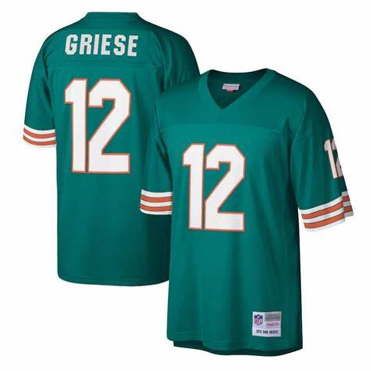 Dolphin team Marino #13 retro GRIESE #12 men's short -sleeved rugby uniform
