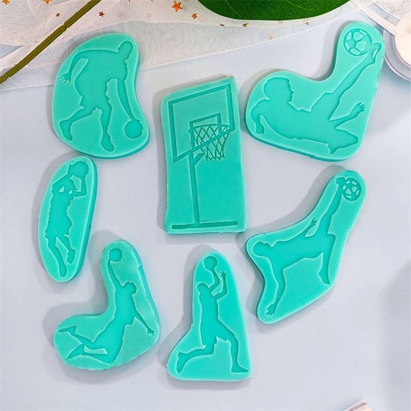 Basketball Football Baseball Baseball Golf Golf Rugby Silicone Silicon Mold Indoor Outdoor Sports Character Silry
