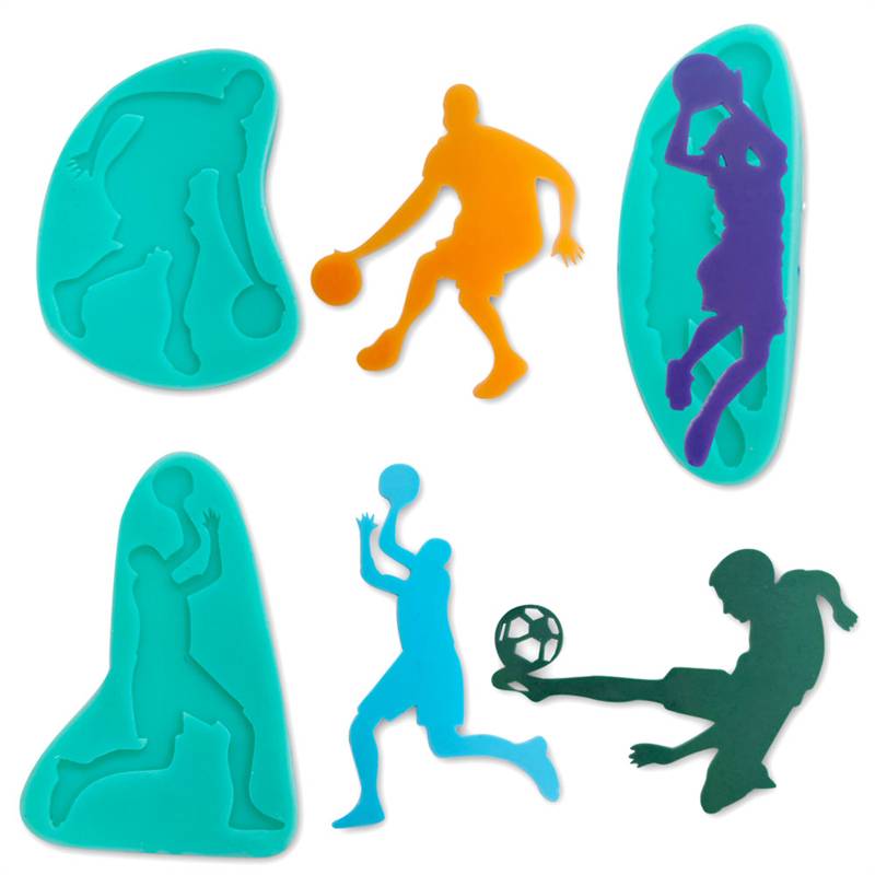 Basketball Football Baseball Baseball Golf Golf Rugby Silicone Silicon Mold Indoor Outdoor Sports Character Silry
