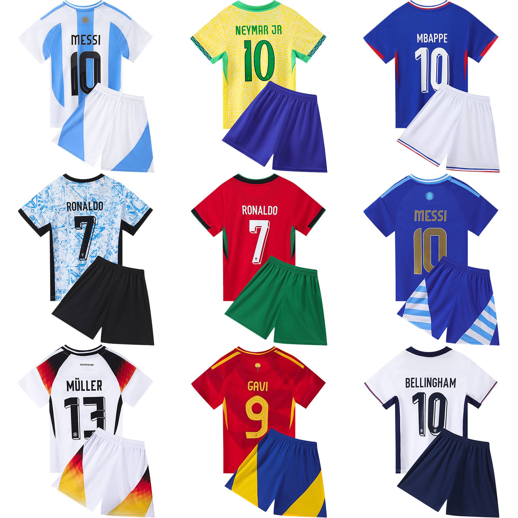 A GERMAN EUROPEAN CUP SUIT FOR YOUNG GIRLS IN A SOCCER DRESS FOR CHILDREN IN COLO, PORTUGAL