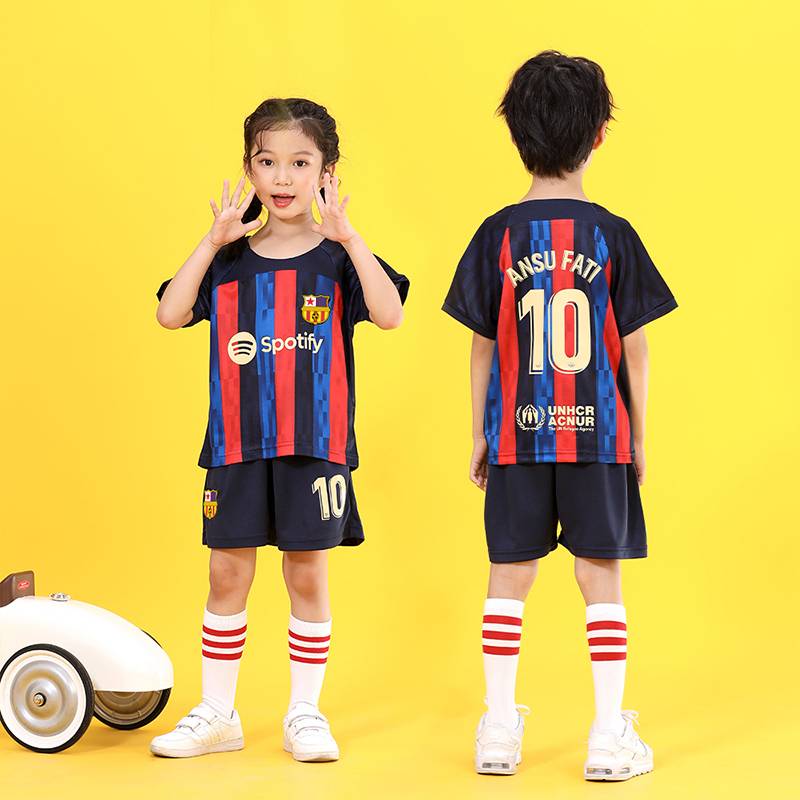 A GERMAN EUROPEAN CUP SUIT FOR YOUNG GIRLS IN A SOCCER DRESS FOR CHILDREN IN COLO, PORTUGAL