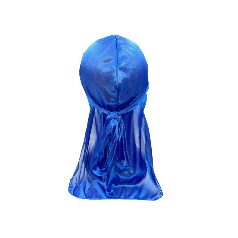 longtail pirate hats, hip-hop silky durag turbans on the flexible hood basketball stage