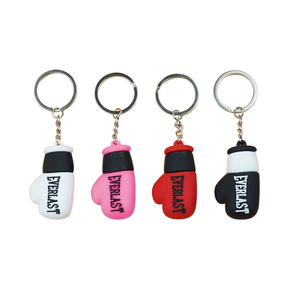 Mini-boxing gloves with a key for a kid with a boxing boxer and a boxing fan