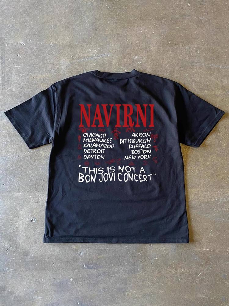 Money and charitable 260 grams of heavy cotton!European and American Nirvana Band Short -sleeved T -shirt Hip -Hop Loose