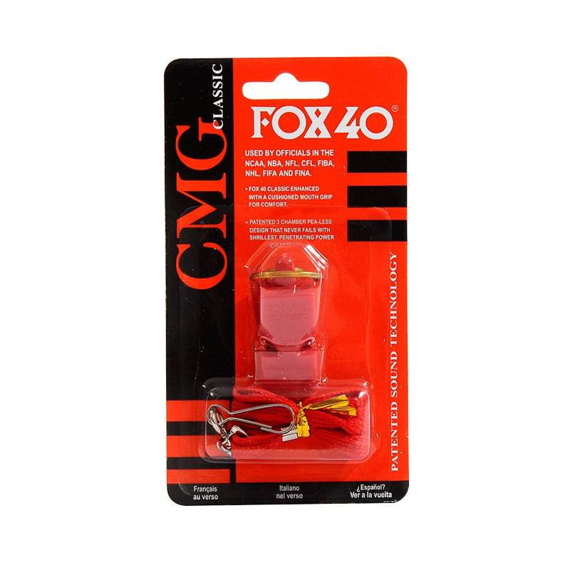 Fox mouth whistle rope (red)