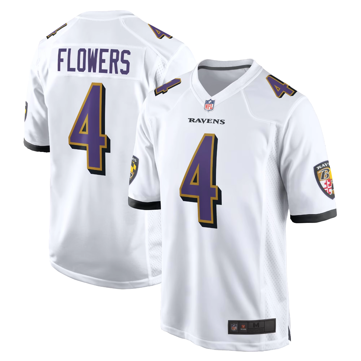 Balt's Mo Crow Baltimore Ravens Rugby Uniform No. 4 Zay Flowers Skirts Sportswear