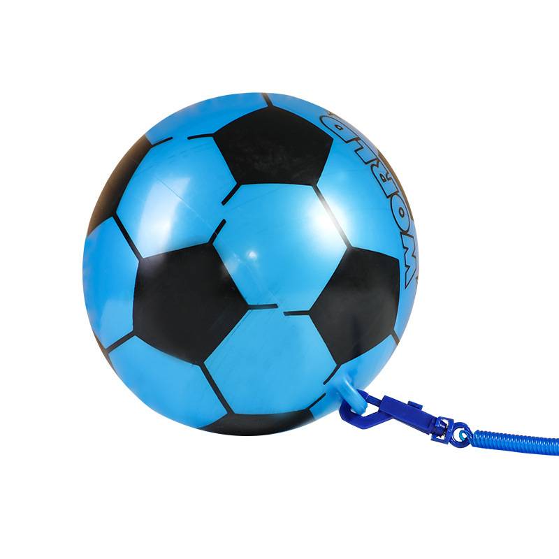 Children's suspender rope shooting ball inflatable toy elastic chain football watermelon ball cartoon cartoon kindergarten fun game ball