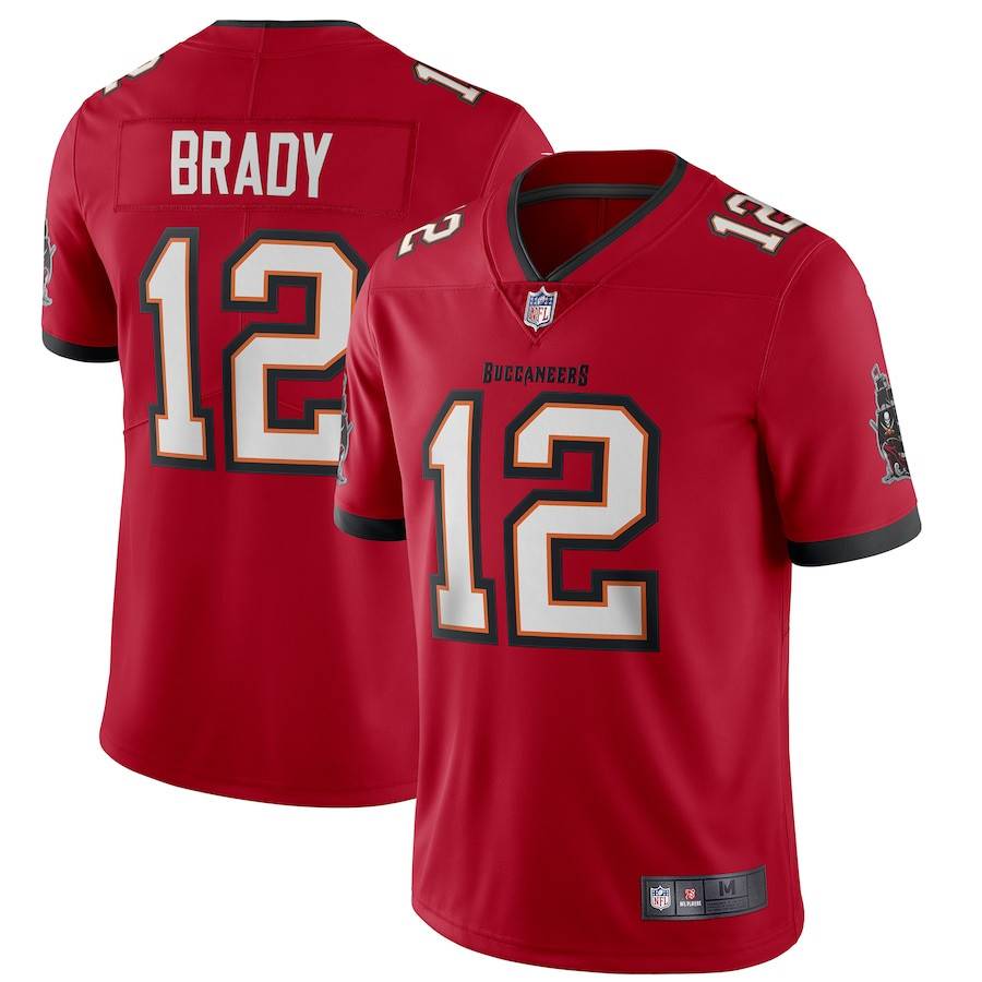 NFL Tampa Bay Bay Bay Bay BUCCANEER Squad No. 12 Tom Brady Jersey Male