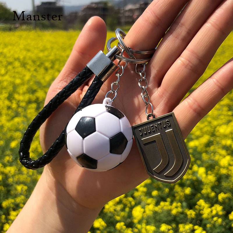 Juventus Real Madrid Key Buckle Chelsea Mimi Manchester United Pendant Messi C Ronaldo Football Scenic Fans Gift