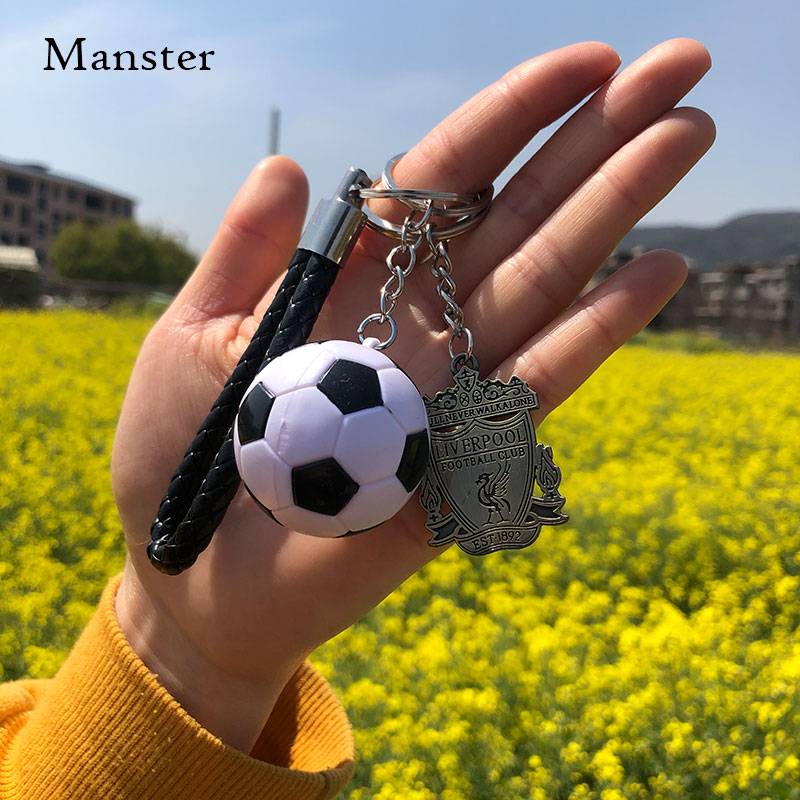 Juventus Real Madrid Key Buckle Chelsea Mimi Manchester United Pendant Messi C Ronaldo Football Scenic Fans Gift