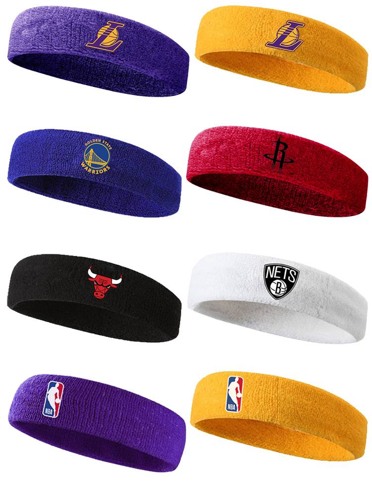 Basketball hair, sweat, sweat, sweat, sweat, headscarf nba team Lakers Net Warriors sports student guides sweat band