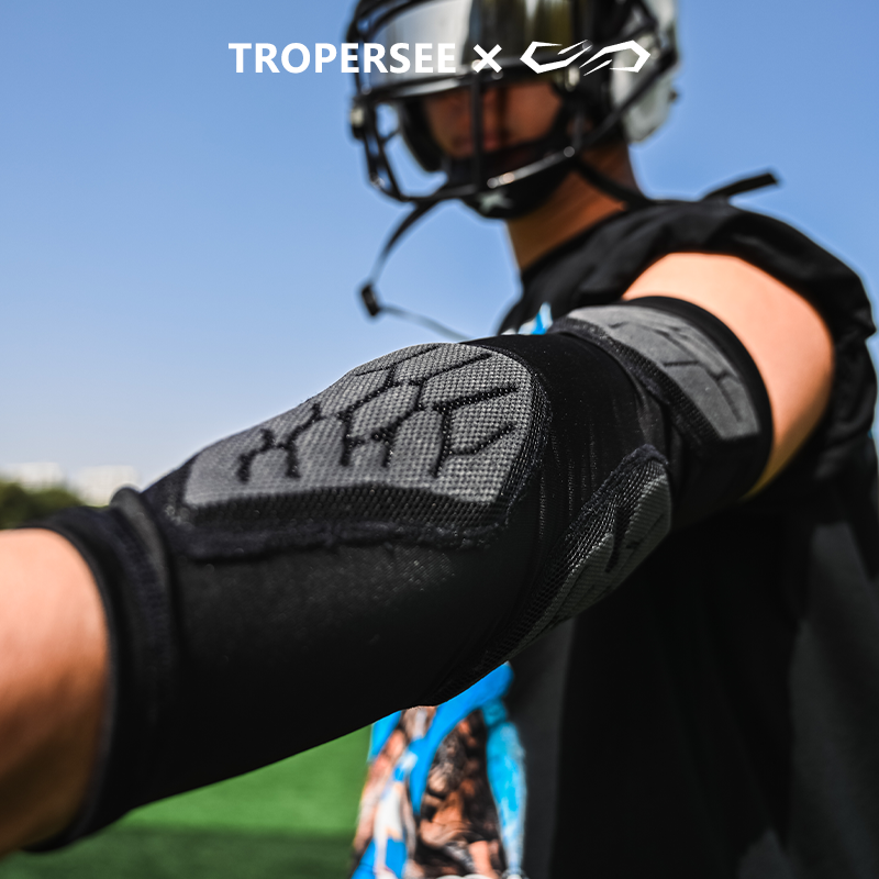 American rugby arm protection TroperSe padded American rugby waist flag three board arm protection elbows