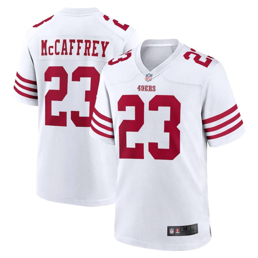 NFL San Francisco Rugby Uniform 23#Christian McCaffrey jersey