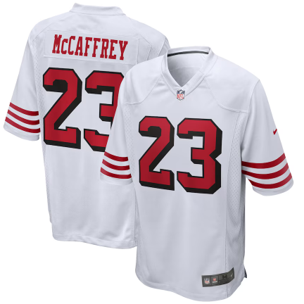 NFL San Francisco Rugby Uniform 23#Christian McCaffrey jersey