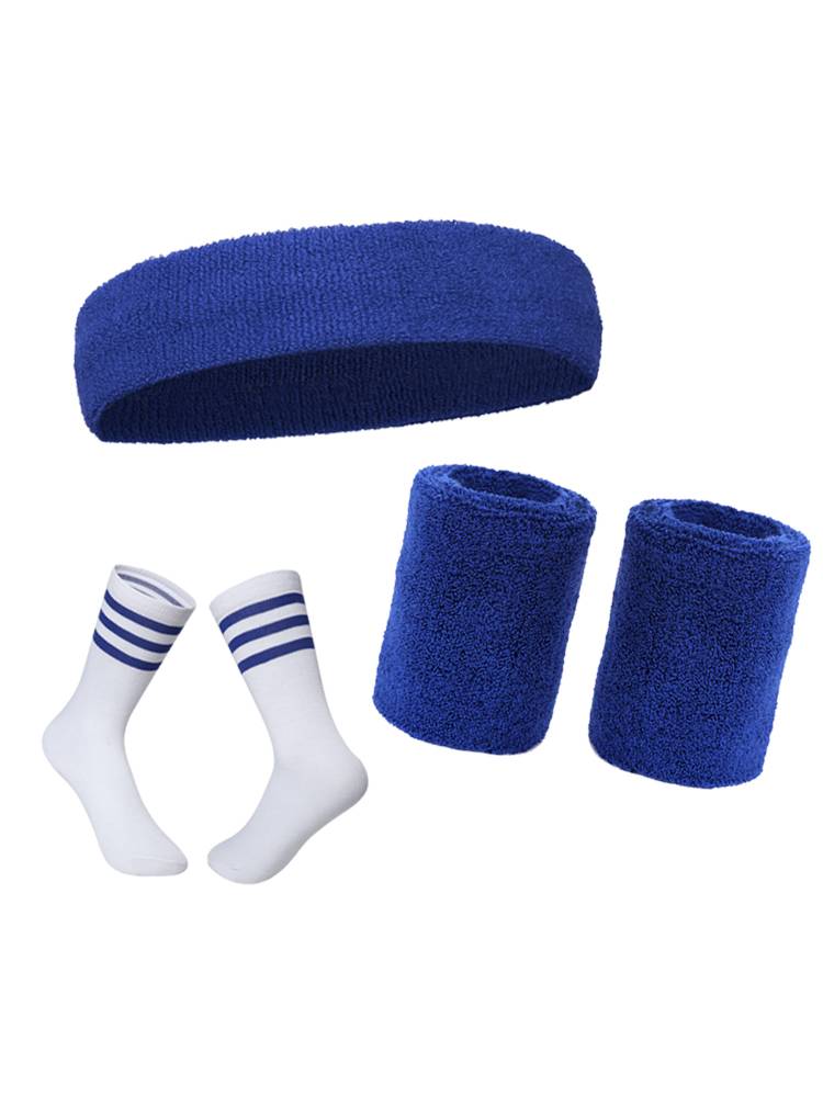 Children's sports, wrist, headscarf, socks, boys, girls, kindergarten Performance Basketball Primary School Protective Set