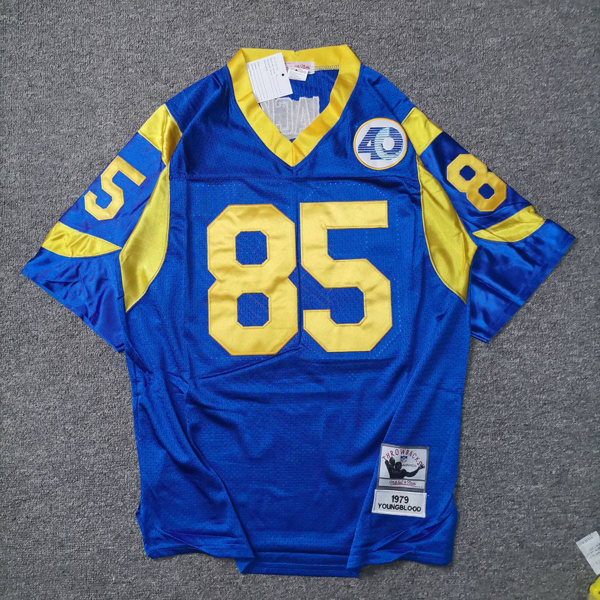 European and American retro embroidery mesh personality mid -length large -size rugby clothes hip hop hiphop ball uniform hip -shirt T -shirt