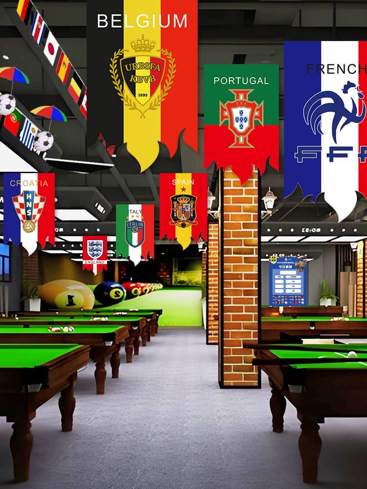 2024 German European Cup Alien Flag 24 Football Flag Fans Products Bar Decoration Around the decoration